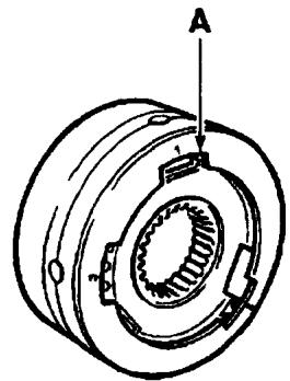 PEUGEOT 106 - Remontage synchroniseur 1^  / 2^ à armement NEUTRE - 1