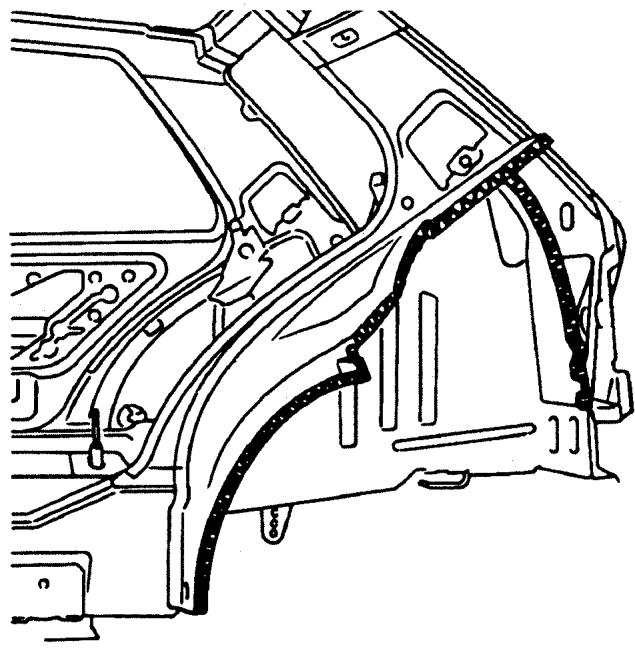 PEUGEOT 106 - Aile arrière (5 portes) - 1