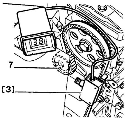 PEUGEOT 106 - Réglage de la tension de la courroire - 1