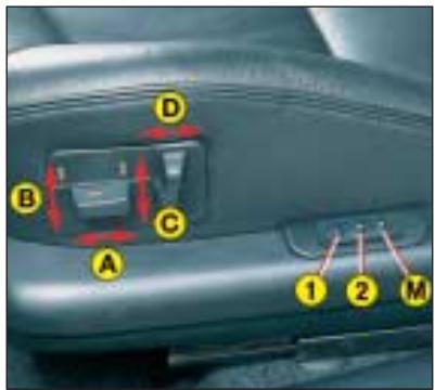 PEUGEOT 406 - Sièges avant à réglage manuel - 2