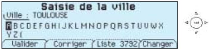PEUGEOT 406 - Saisie d'une nouvelle destination - 1