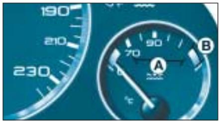 PEUGEOT 406 - Témoin de niveau minimum de carburant - 1