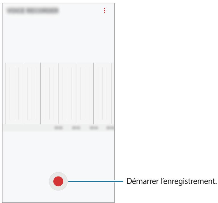 SAMSUNG GALAXY XCOVER 4 - Effectuer des enregistrements vocaux - 1