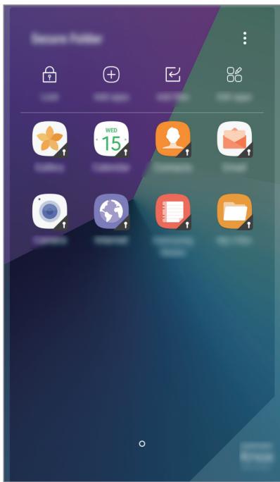 SAMSUNG GALAXY XCOVER 4 - Dossier sécurisé - 1