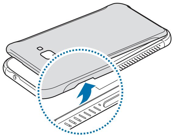 SAMSUNG GALAXY XCOVER 4 - Installer la batterie - 1