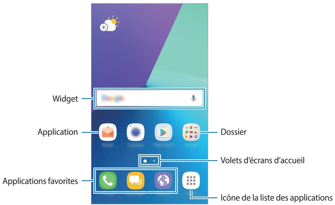 SAMSUNG GALAXY XCOVER 4 - Écran d'accueil - 2