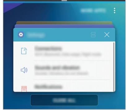 SAMSUNG GALAXY XCOVER 4 - Affichage partagé - 3