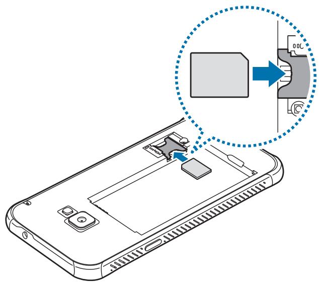 SAMSUNG GALAXY XCOVER 4 - Installer la carte SIM ou USIM - 3
