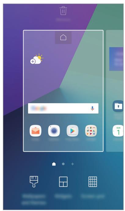SAMSUNG GALAXY XCOVER 4 - Options de l'écran d'accueil - 2