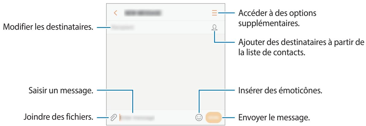 SAMSUNG GALAXY XCOVER 4 - Envoyer des messages - 2