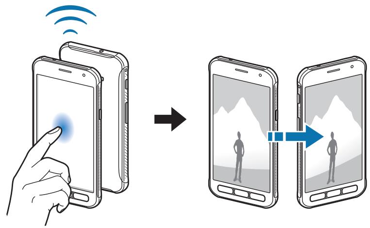 SAMSUNG GALAXY XCOVER 4 - Envoyer des données - 2