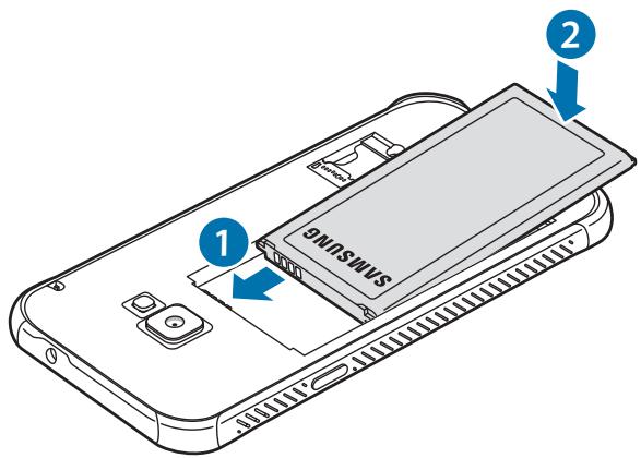 SAMSUNG GALAXY XCOVER 4 - Installer la batterie - 4
