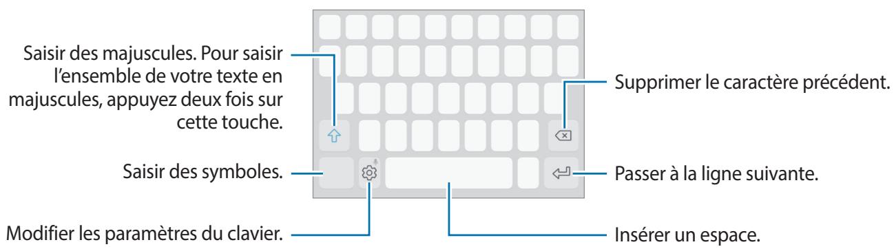 SAMSUNG GALAXY XCOVER 4 - Présentation du clavier - 2