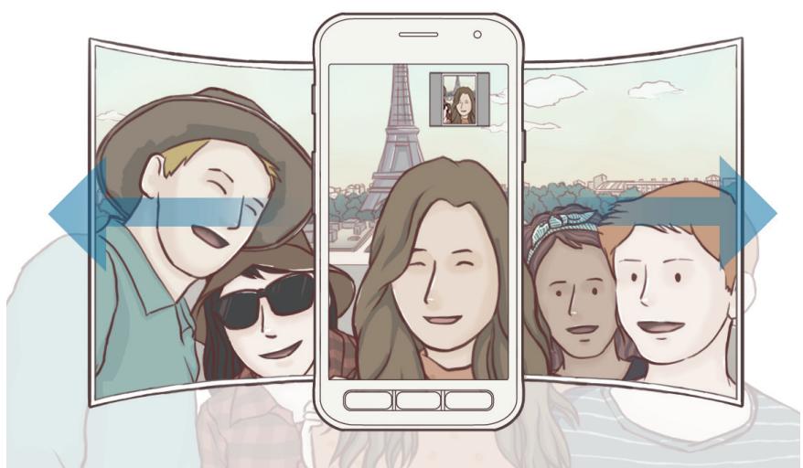 SAMSUNG GALAXY XCOVER 4 - Selfie panorama - 2