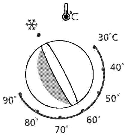 BRANDT WFC0515F - SELECTEUR DE TEMPERATURE - 1
