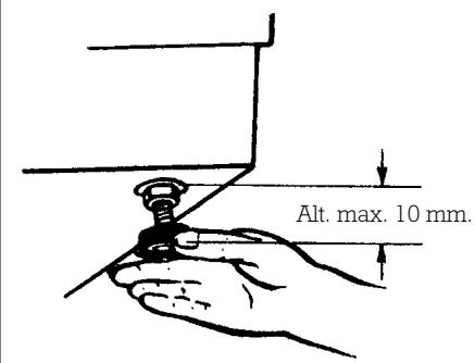 Alt. max. 10 mm.