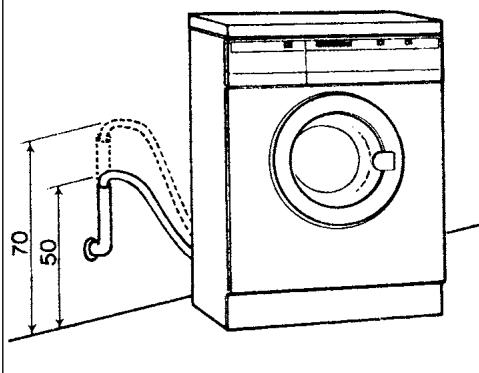BRANDT WFF1113N - Udledning af skyllevand - 1