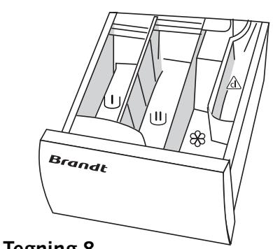 BRANDT WFF1113N - Sādan fyldes vaskemidler i vaskemaskinen - 1