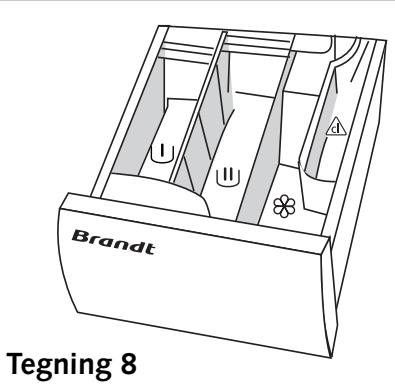BRANDT WFF1313N - Sādan fyldes vaskemidler i vaskemaskinen - 1
