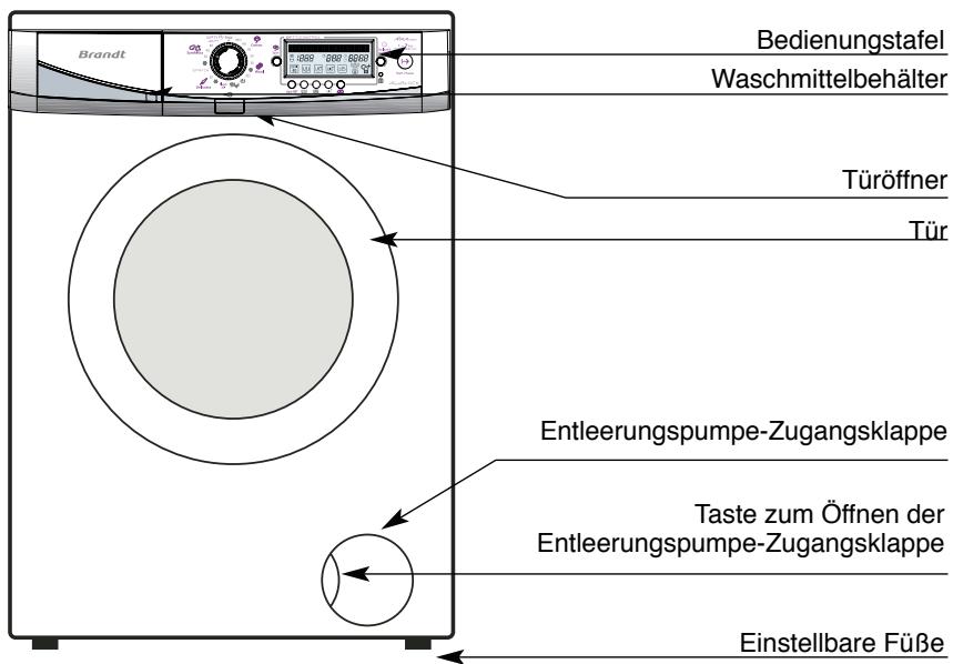 BRANDT WFH1687K - Gerätebeschreibung - 1