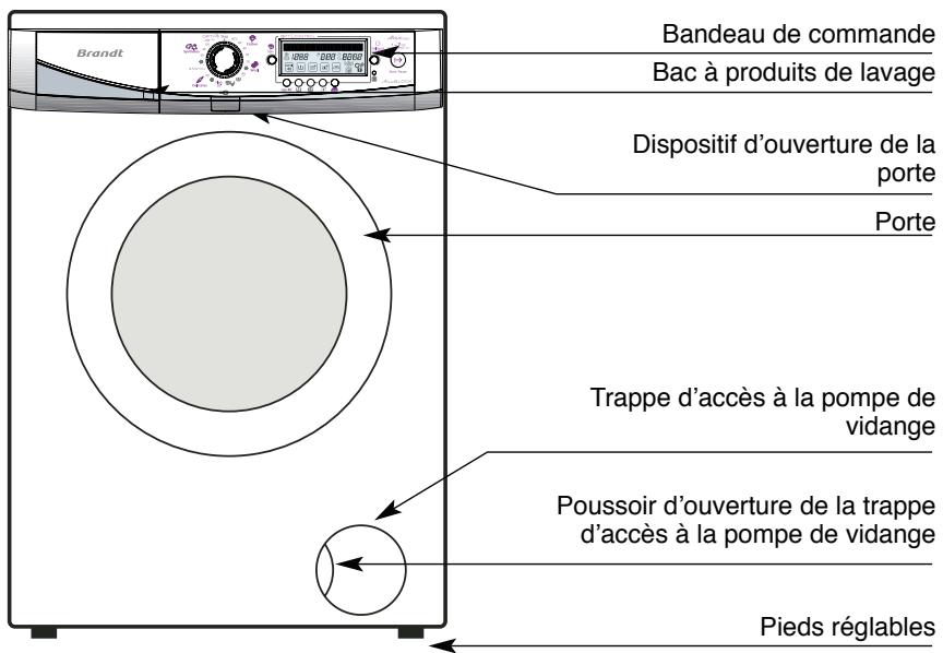 BRANDT WFH1687K - Description de l'ordinateil - 1