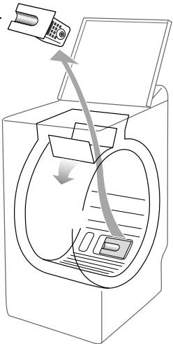 BRANDT WTC0611F - Nettoyage du filtre de pompe - 3