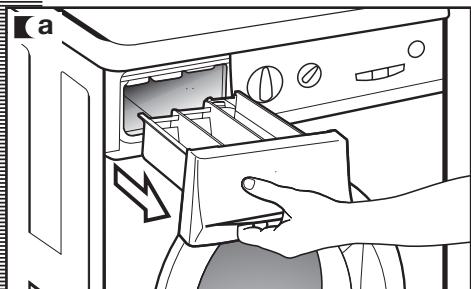 BRANDT WBF1126K - Nettoyage de la cuvette à produits - 1