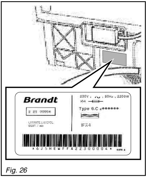 BRANDT WTD6084SF - Important : - 1