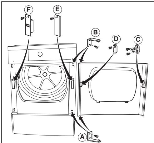BRANDT EFE310K - - SKIFT AF LAGENS ÅBNINGSRETNING - 2