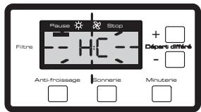 BRANDT EFE8331F - - Lancement d'un programme en "Heures creuses": - 1