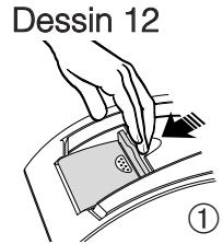 BRANDT ETE121F - Introduction du linge dans le tambour - 1