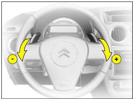 CITROEN C2 - Annulation du mode automatisé - 1