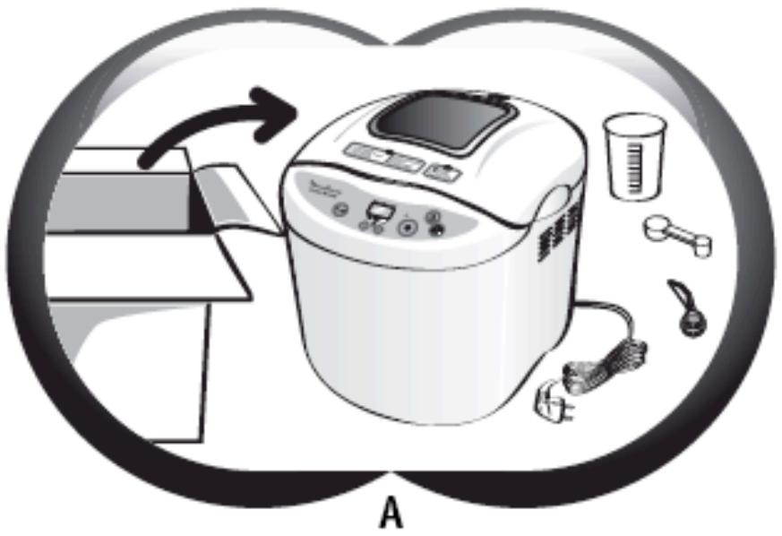 MOULINEX HOME BREAD OW200000 - AVANT LA PREMIERE UTILISATION - 1