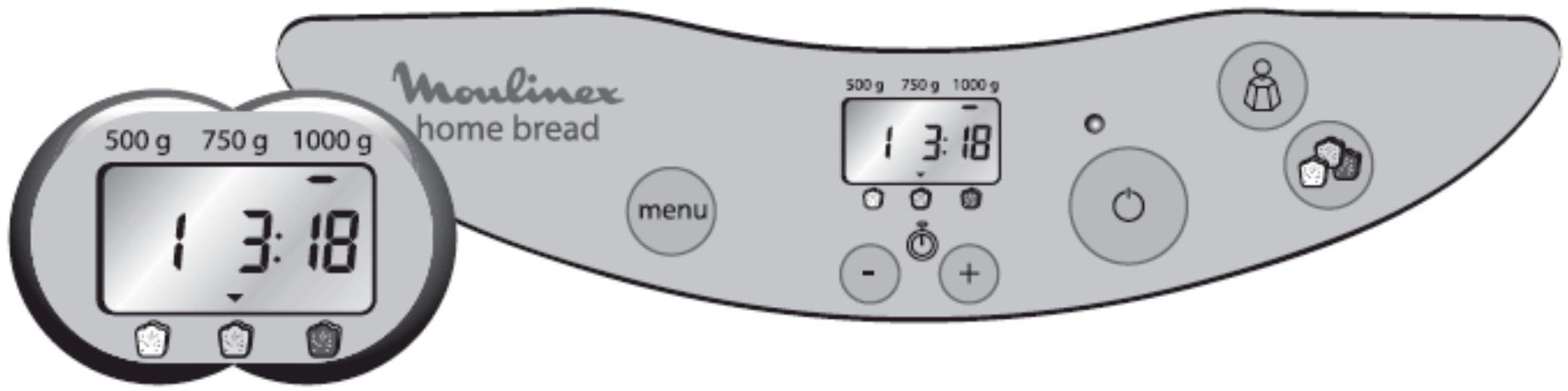 MOULINEX HOME BREAD OW200000 - UTILISEZ VOTRE MACHINE A PAIN - 1