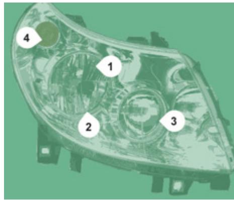 CITROEN JUMPER - TYPES d'ampoules ou LAMPES - 1