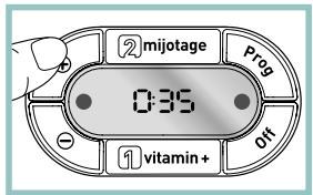 SEB VC 7000 01 VITASAVEUR MIJOTEUR - b) Pour mettre l'horloge à l'heure ou si l'afficheur ne clignote plus - 2
