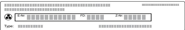 SIEMENS BF634RGW1,  BF634LGS1,  BF634LGS1 IQ700,  BF634LGS1,  BF634LGW1 - Numéro E et numéro FD - 1