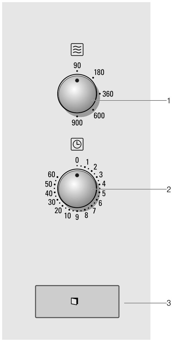 SIEMENS HF22M564 - The control panel - 1