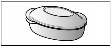 SIEMENS HB760650F - Cocotte en verre HZ 915000 - 1