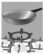 SIEMENS EC715QB80E/07 - Zusatzrost Wok Wok - 1