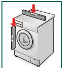 SIEMENS WD14H560FF/01 - Horizontaliser le lave-linge séchant avec un niveau à bulle - 2