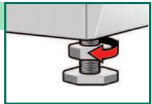 SIEMENS WD14H560FF/03 - Horizontaliser le lave-linge sechant avec un niveau à bulle - 1