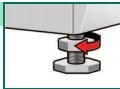 SIEMENS WD14H560FF/05 - Horizontaliser le lave-linge séchant avec un niveau à bulle - 1