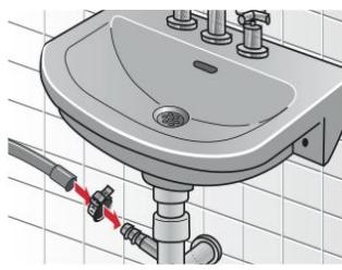 SIEMENS WK 14 D 540 FF - Évacuation dans un siphon - 1