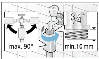 SIEMENS WD14H462FF - Pression optimale dans le réseau d'eau : 100-1000 kpa (1-10 bar) - 3