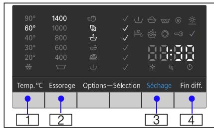 SIEMENS WD14H462FF - P+ modification des réglages par défaut d'un programme - 1