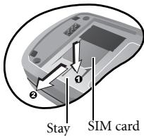 SIEMENS A500 - Inserting a SIM Card - 6