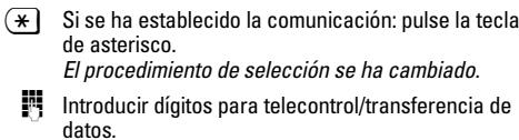 SIEMENS EUROSET 2020 - □ Cambiar el procedimiento de selección durante una comunicación - 1