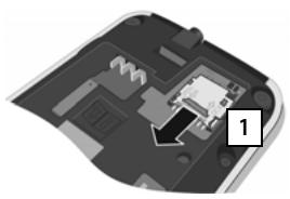SIEMENS GIGASET SL930A - Insérer la carte SD (non fournie) - 2
