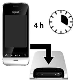 SIEMENS GIGASET SL930A - Charger les batteries - 1